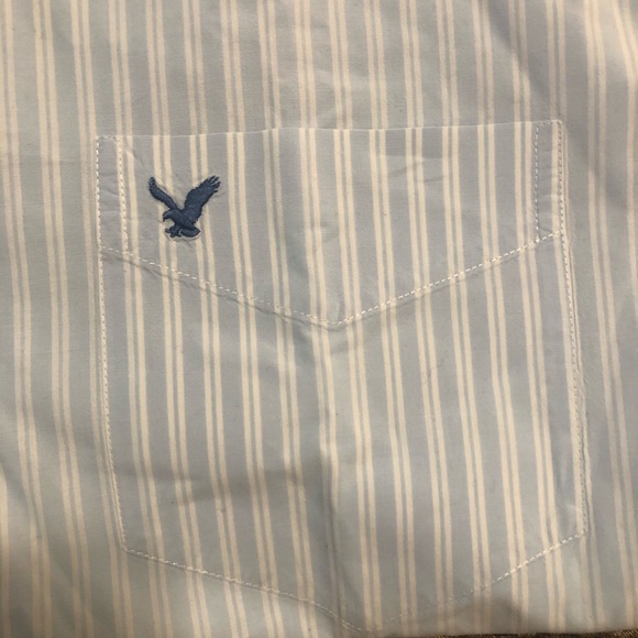 American Eagle long-sleeve stripe button-up shirt - Picture 7 of 7